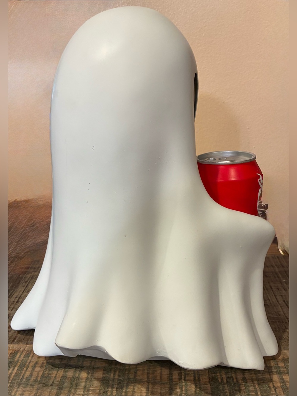 Viral Coca-Cola Ghost Figurine Halloween TikTok Trend Ghost Holding Coke Can - Picture 4 of 5